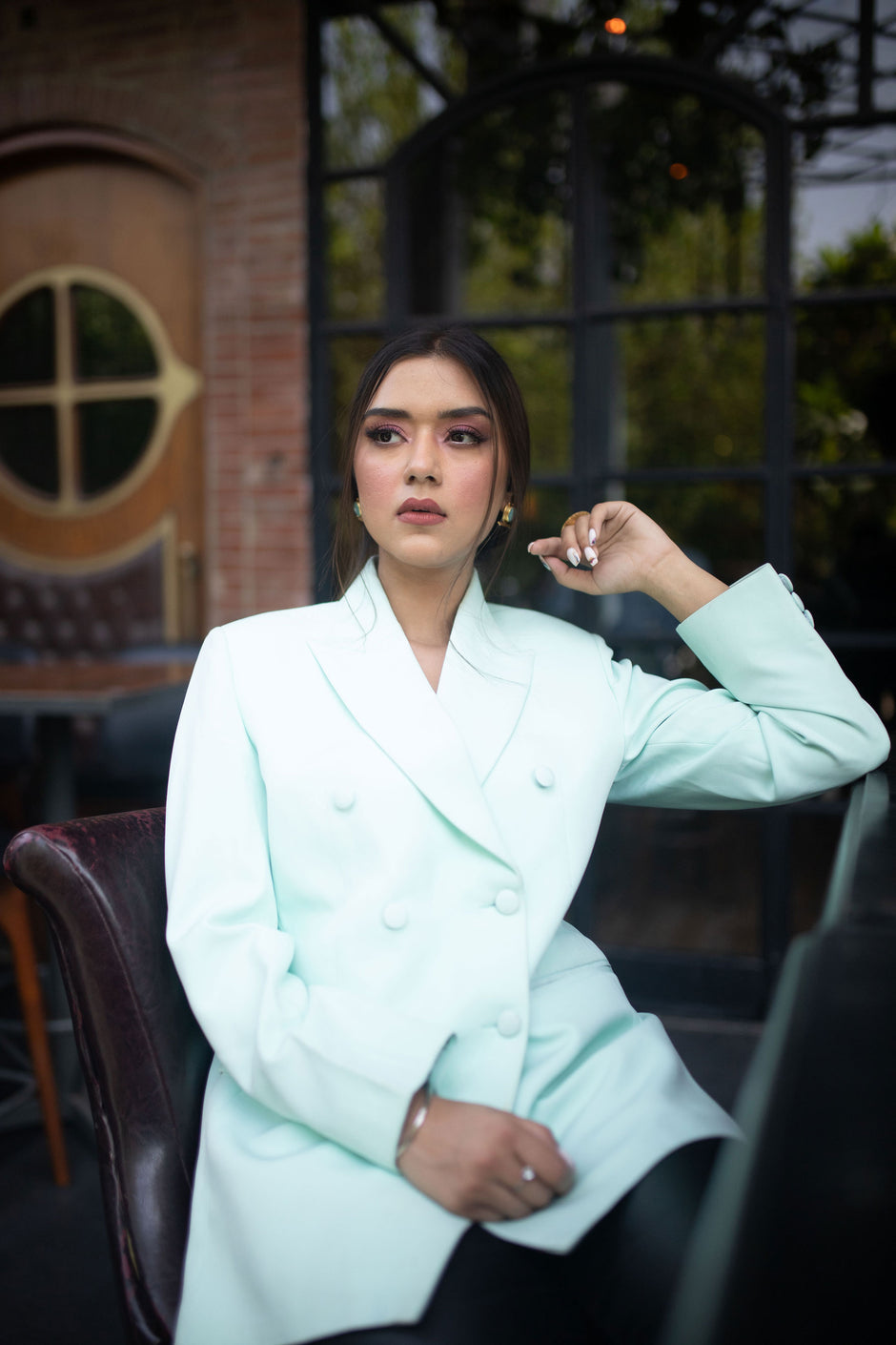 Mint Green Pant Suit