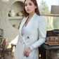Clean White Blazer Dress