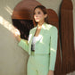 Pastel Green Crop Blazer